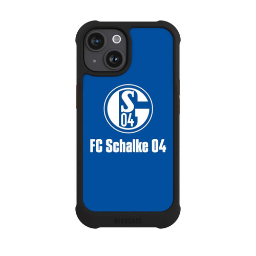 Apple iPhone 15 NIVOmax FC Schalke 04 Blau