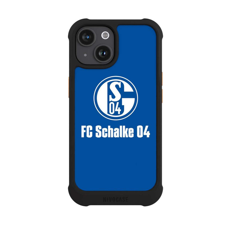 iPhone 15 NIVOmax FC Schalke 04 Blau