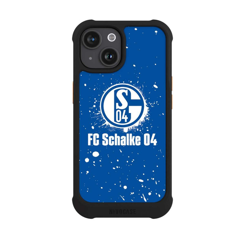 iPhone 15 NIVOmax Schalke 04 - Spraylogo