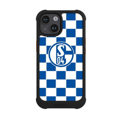 Apple iPhone 15 NIVOmax Muster Schalke 04