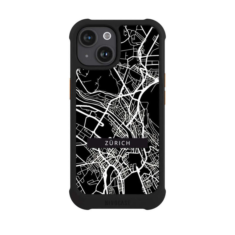 iPhone 15 NIVOmax Zürich Stadtkarte