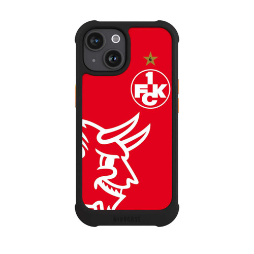 Apple iPhone 15 NIVOmax Heimtrikot - 1.FCK rot