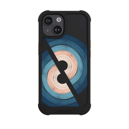 Apple iPhone 15 NIVOmax Retro-Regenbögen