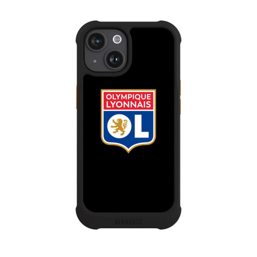 Apple iPhone 15 NIVOmax Olympique Lyonnais Noir
