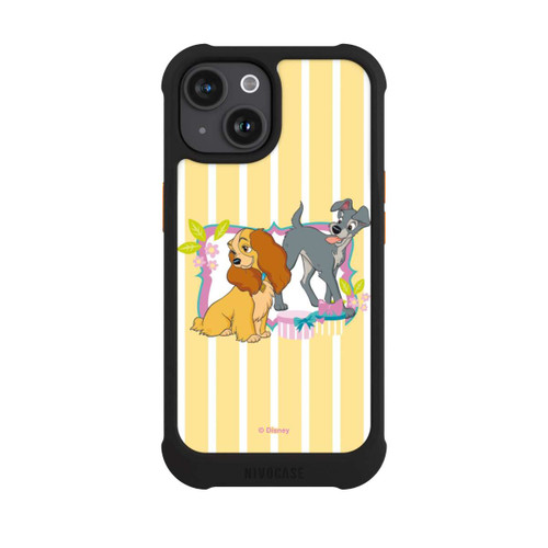 Apple iPhone 15 NIVOmax Lady And The Tramp Frame yellow