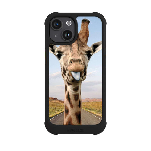 Apple iPhone 15 NIVOmax Giraffe On Road