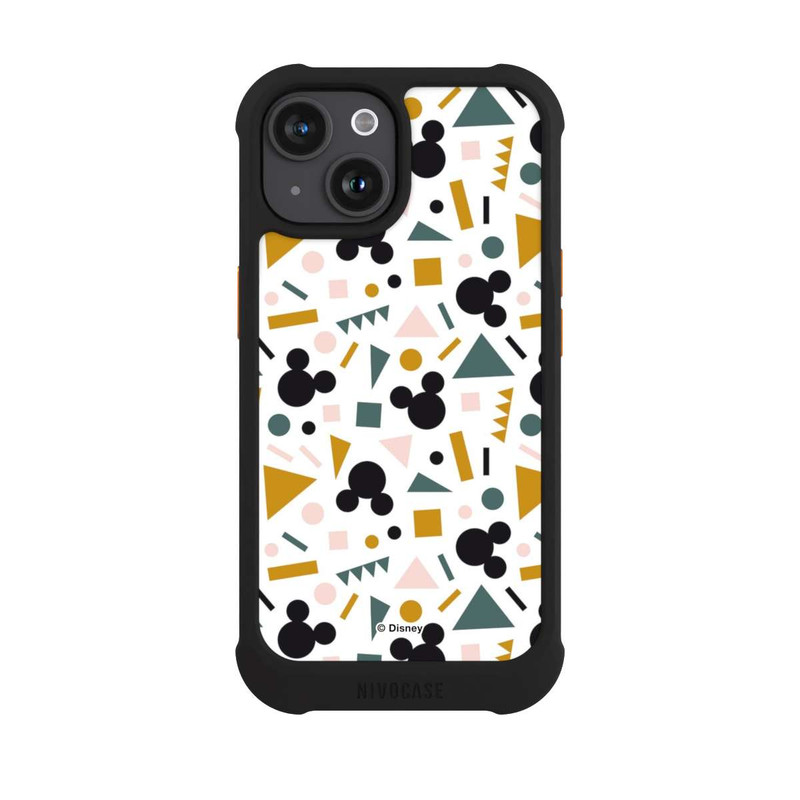 iPhone 15 NIVOmax Mickey Geometric Pattern