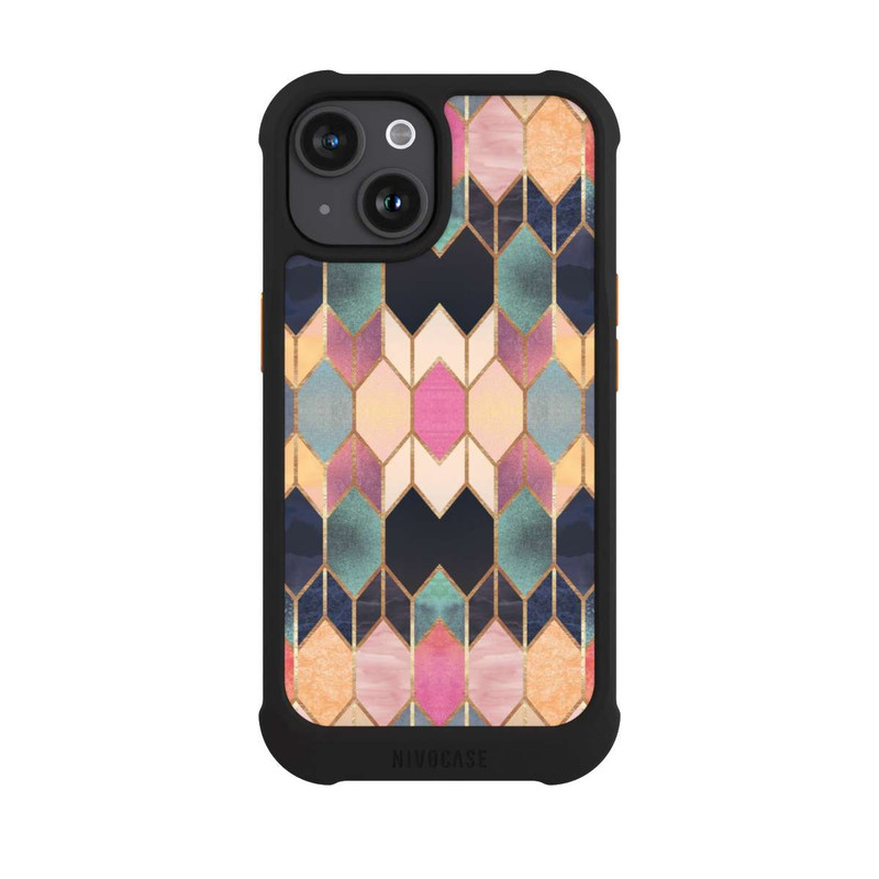 iPhone 15 NIVOmax Vitrail coloré