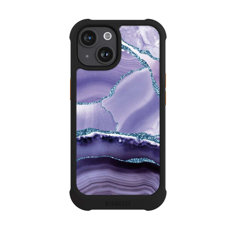 iPhone 15 NIVOmax Flieder Marmor Landschaft