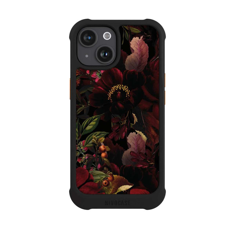 iPhone 15 NIVOmax Dark Flower Meadow