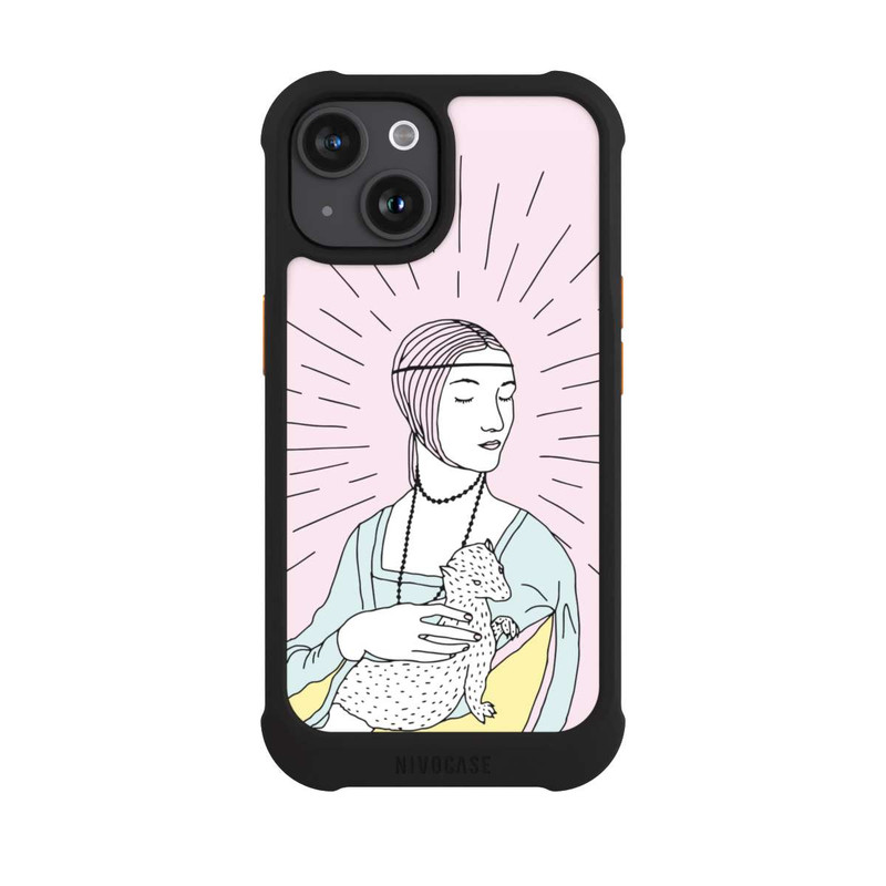 iPhone 15 NIVOmax La dame à l'hermine