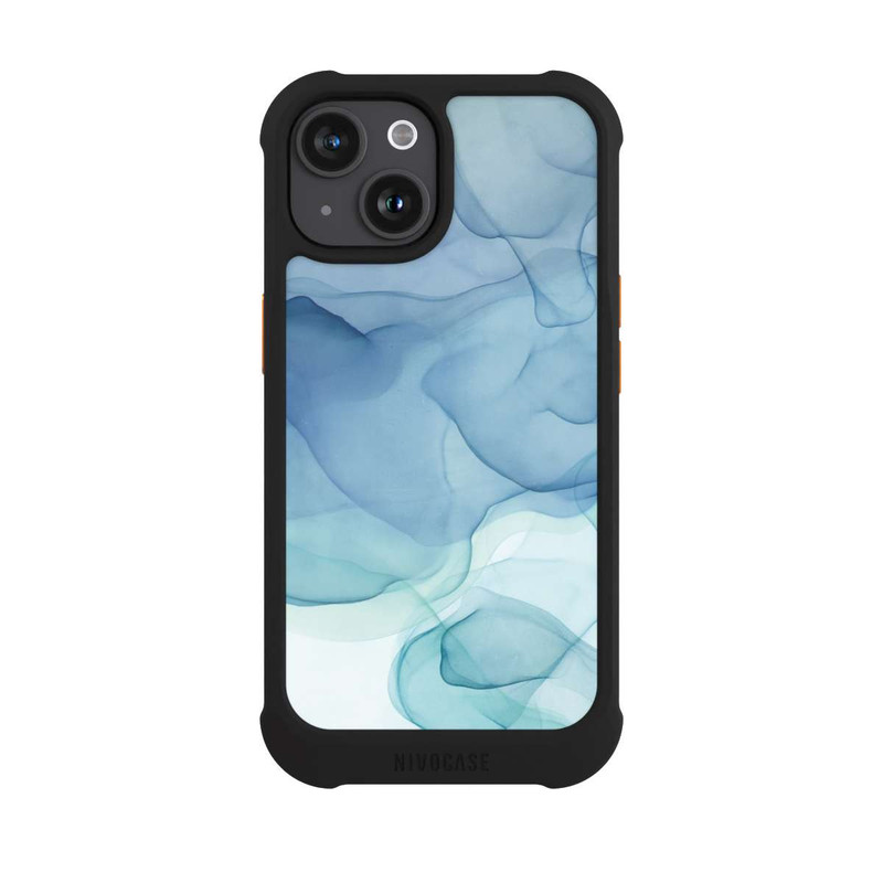 iPhone 15 NIVOmax Flüssige Kunst kühler Morgen