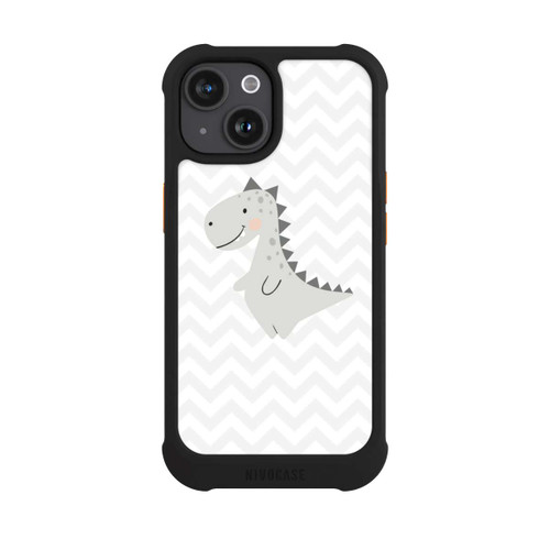 Apple iPhone 15 NIVOmax Grey Dino