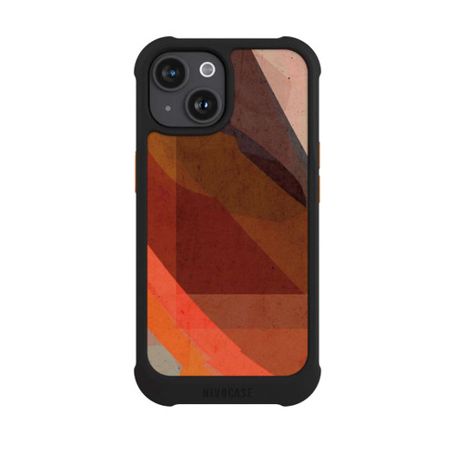 Apple iPhone 15 NIVOmax Vague rouge rouille