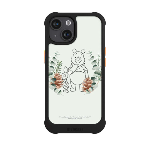 Apple iPhone 15 NIVOmax Grüne Liebe Puuh und Ferkel