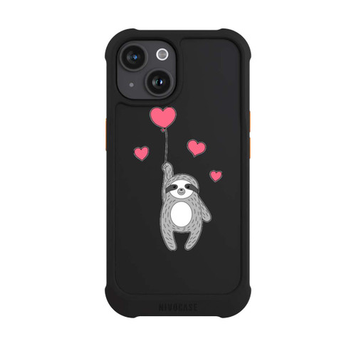 Apple iPhone 15 NIVOmax Love Sloth Transparent