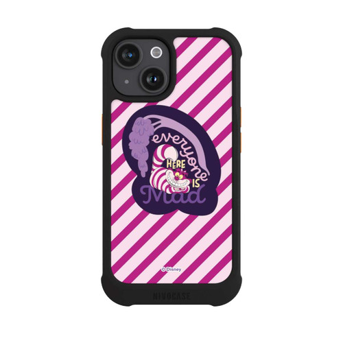 Apple iPhone 15 NIVOmax We Are All Mad Here Stripe