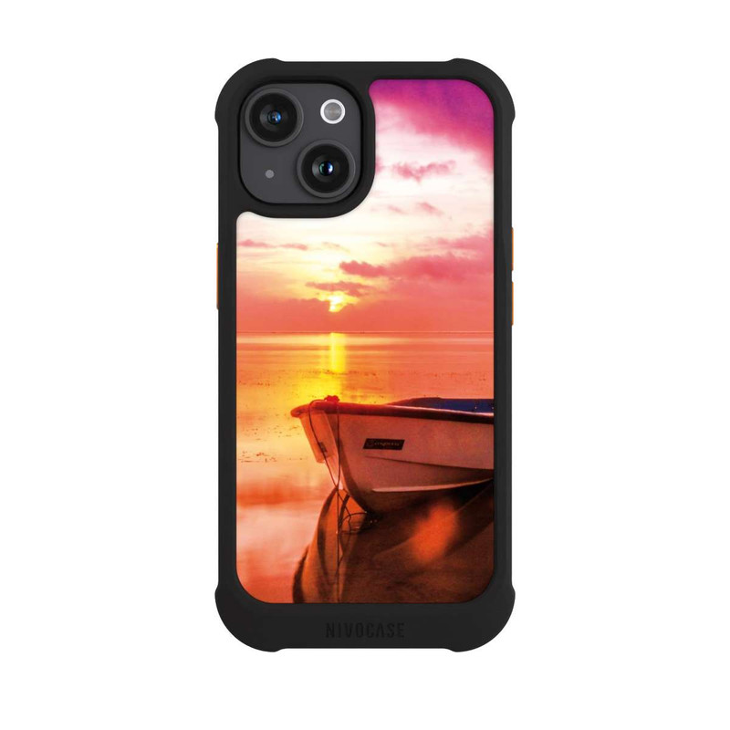 iPhone 15 NIVOmax Beach Dawn Boat