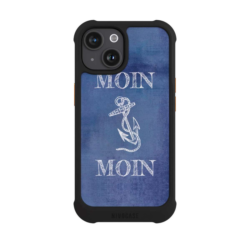 iPhone 15 NIVOmax Moin Anker grunge blau