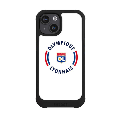 Apple iPhone 15 NIVOmax OL Logo Blanc