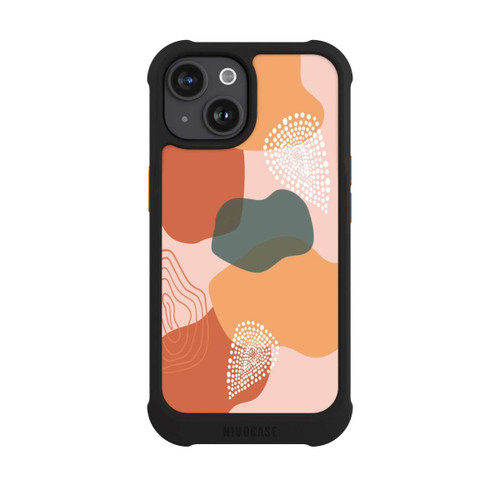 Apple iPhone 15 NIVOmax Abstract Botanical Pattern 2