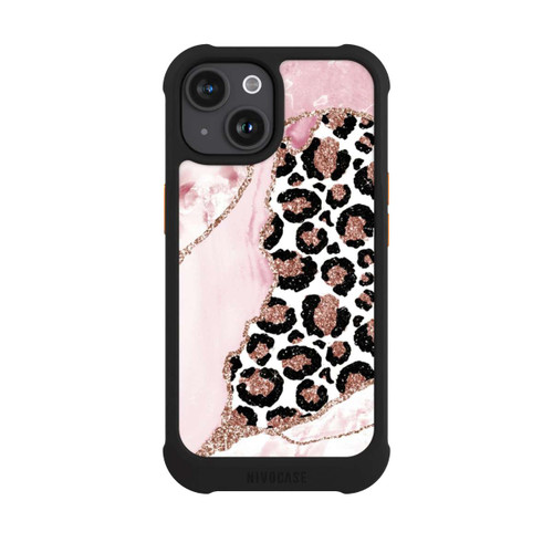 Apple iPhone 15 NIVOmax Muster und Texturen Rosa