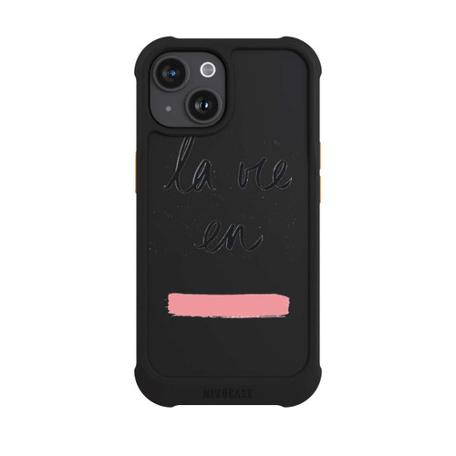 Apple iPhone 15 NIVOmax La vie en Rose sans Fond