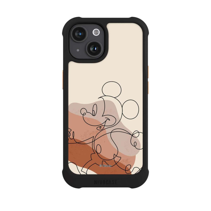 iPhone 15 NIVOmax Mickey Abstract Lineart