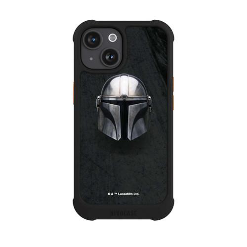 Apple iPhone 15 NIVOmax Schwarzer Mandalorianer Helm