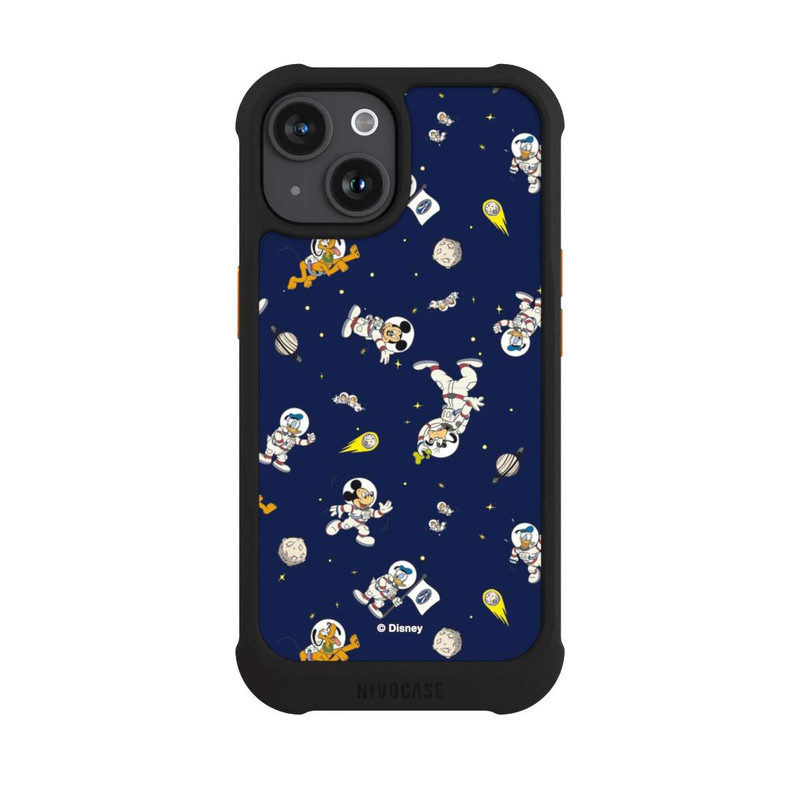 iPhone 15 NIVOmax Mickey & Dingo Astronautes 