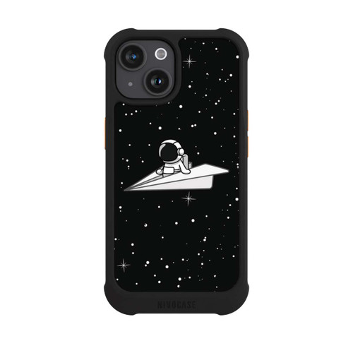 Apple iPhone 15 NIVOmax Astronaut Paper Plane Comic