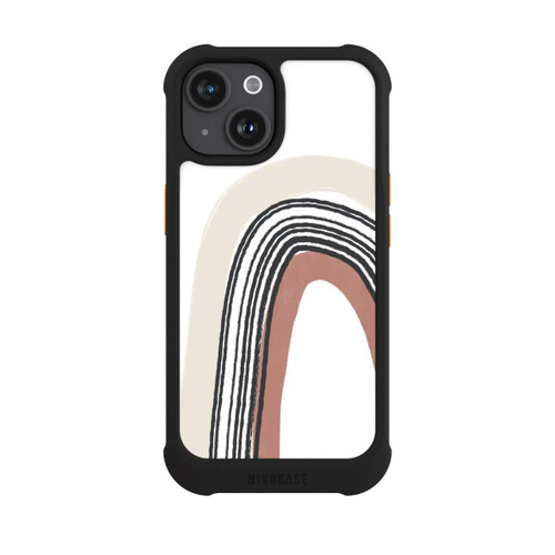 Apple iPhone 15 NIVOmax Textured Rainbow