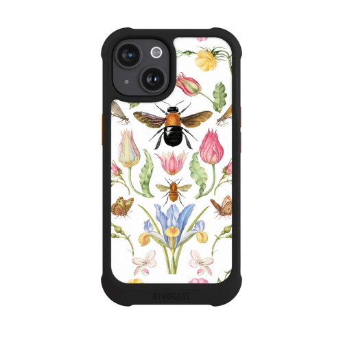 Apple iPhone 15 NIVOmax Wildflowers and Bee White