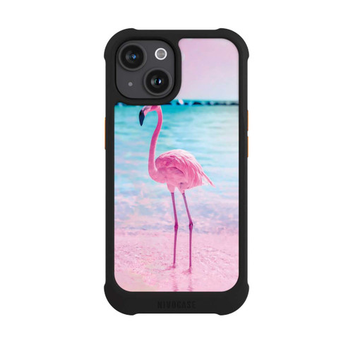 Apple iPhone 15 NIVOmax Fantaisie Flamant Rose