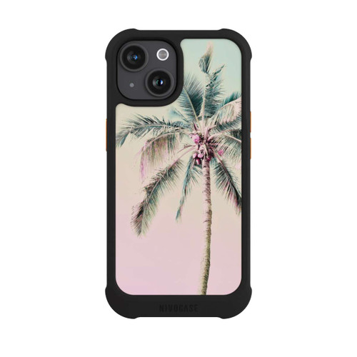Apple iPhone 15 NIVOmax Palmier pastel