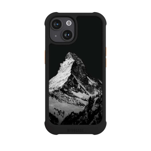 Apple iPhone 15 NIVOmax Schneebedeckte Berge