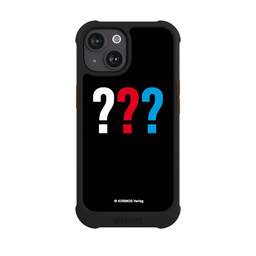 Apple iPhone 15 NIVOmax Drei Fragezeichen Logo