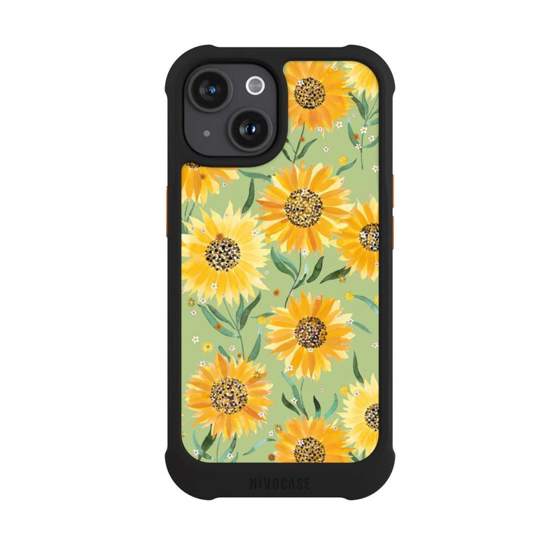iPhone 15 NIVOmax Sunflowers Green