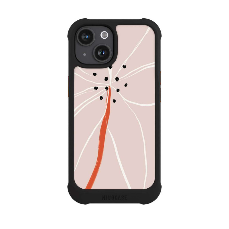 iPhone 15 NIVOmax Abstrakte Blume Nr. 1