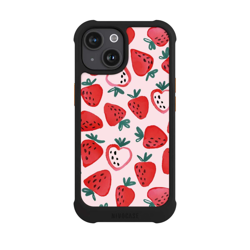 iPhone 15 NIVOmax Erdbeer-Liebe 1