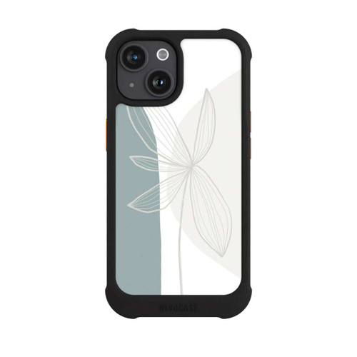 Apple iPhone 15 NIVOmax Blumen und Formen Nr. 3 - Anastasia Sawall