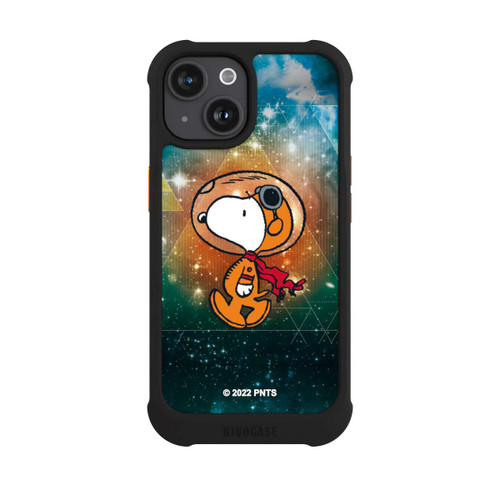 Apple iPhone 15 NIVOmax Snoopy Voyageur de l'espace Vert