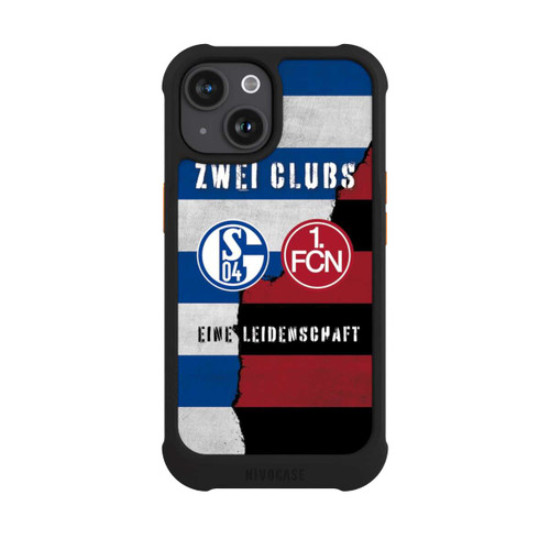 Apple iPhone 15 NIVOmax Fanfreundschaft Schalke x Nürnberg