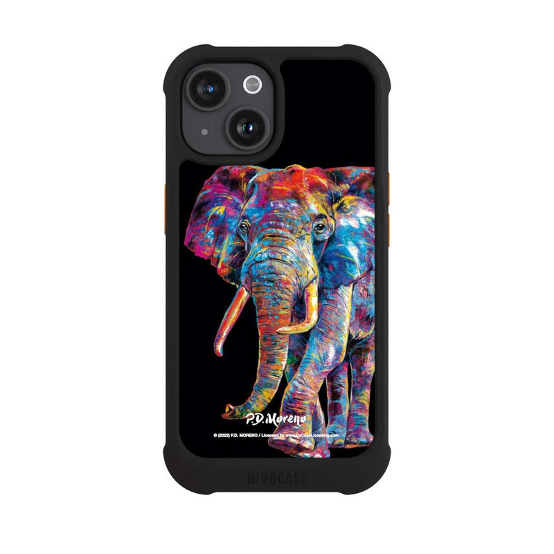 iPhone 15 NIVOmax Elephant Art By P.D. Moreno