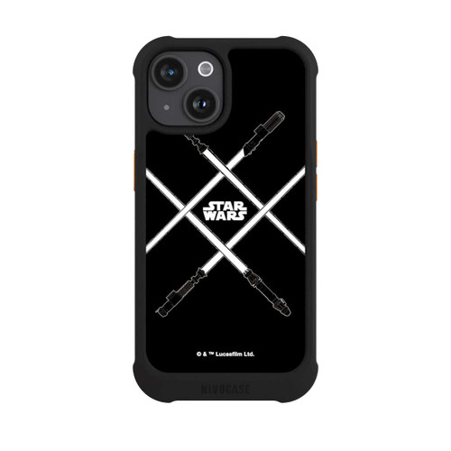 Apple iPhone 15 NIVOmax Lichtschwerter Schwarz