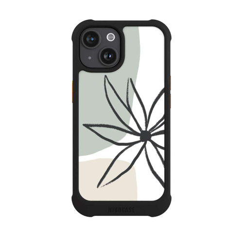 Apple iPhone 15 NIVOmax Flower Mint and Cream 
