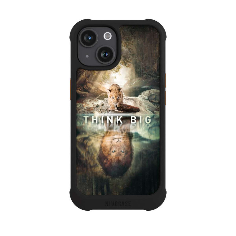 iPhone 15 NIVOmax Think Big Lion