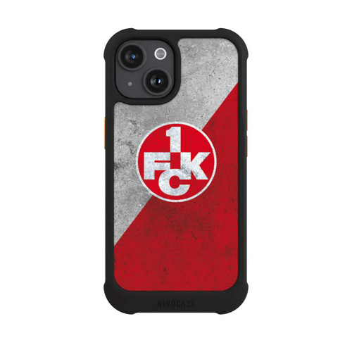 Apple iPhone 15 NIVOmax 1.FC Kaiserslautern-Beton Logo red