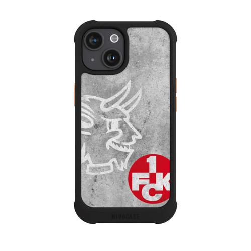 Apple iPhone 15 NIVOmax 1.FC Kaiserslautern-Beton Teufel groß