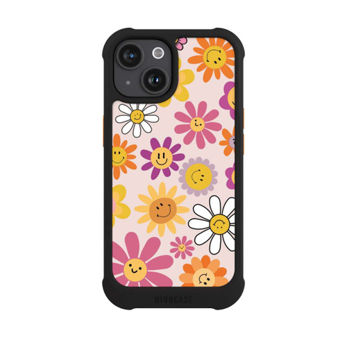 Apple iPhone 15 NIVOmax Smiles Pink Flowers